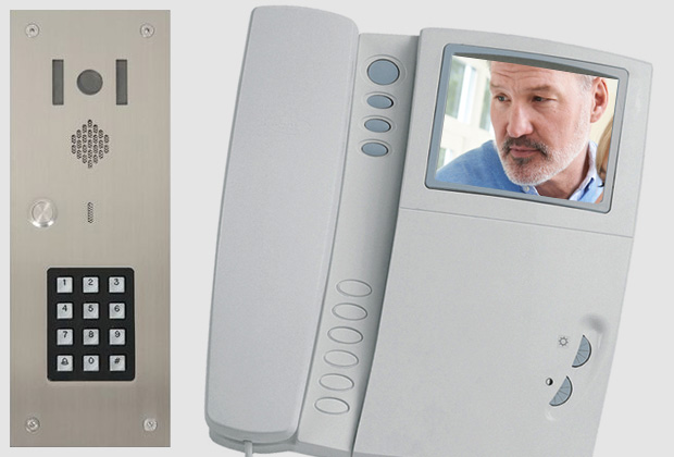 Entry phone systems simply allow speech between someone wanting to gain access through a controlled door and a person inside the building, who can then admit the caller by pressing a button. 